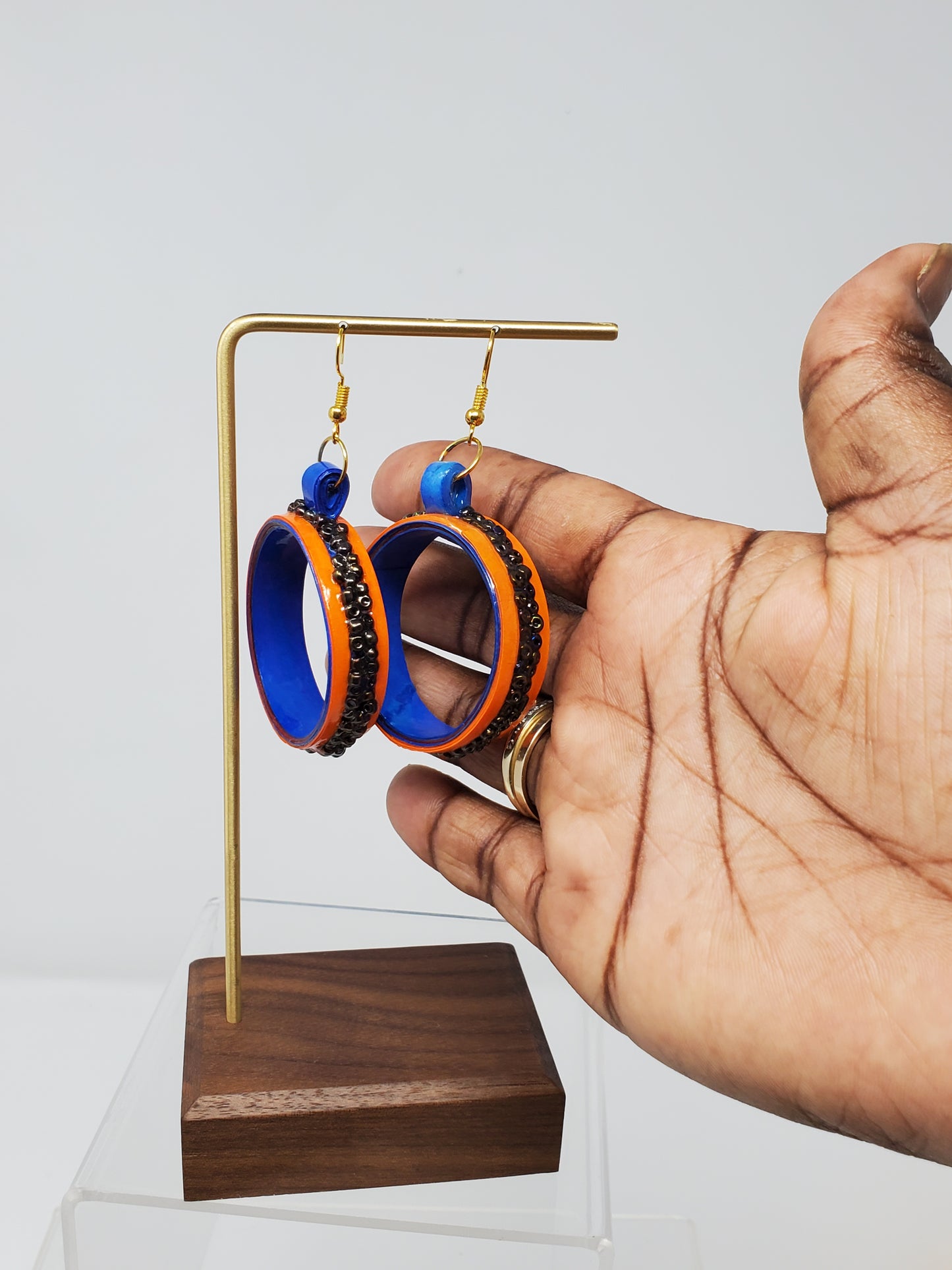 Ariko Round Open Multi-colored Earrings