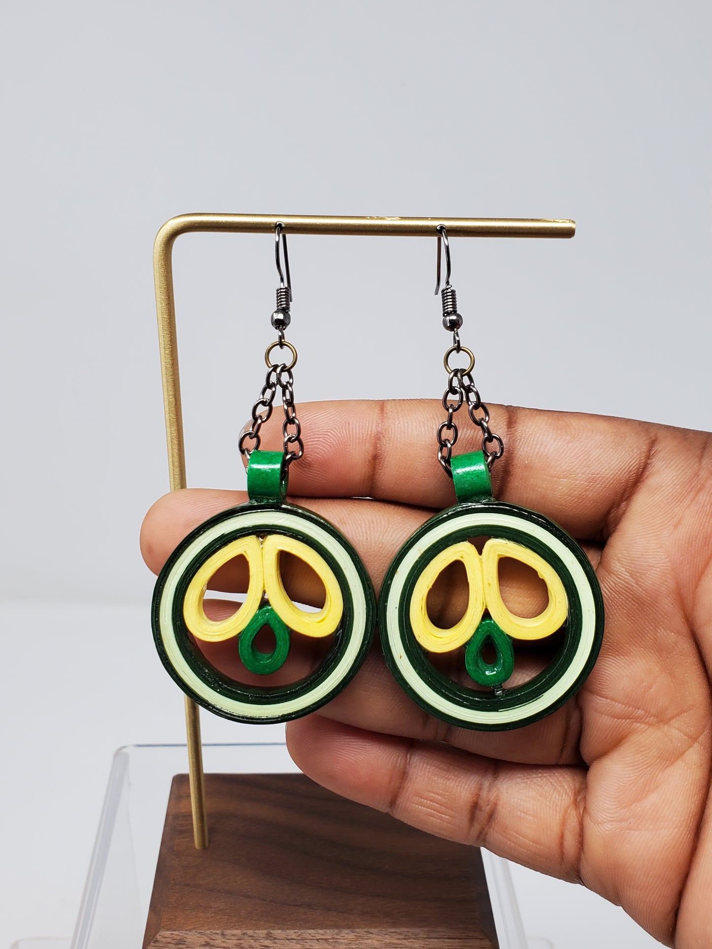 Shona Filled in Hoop Earrings