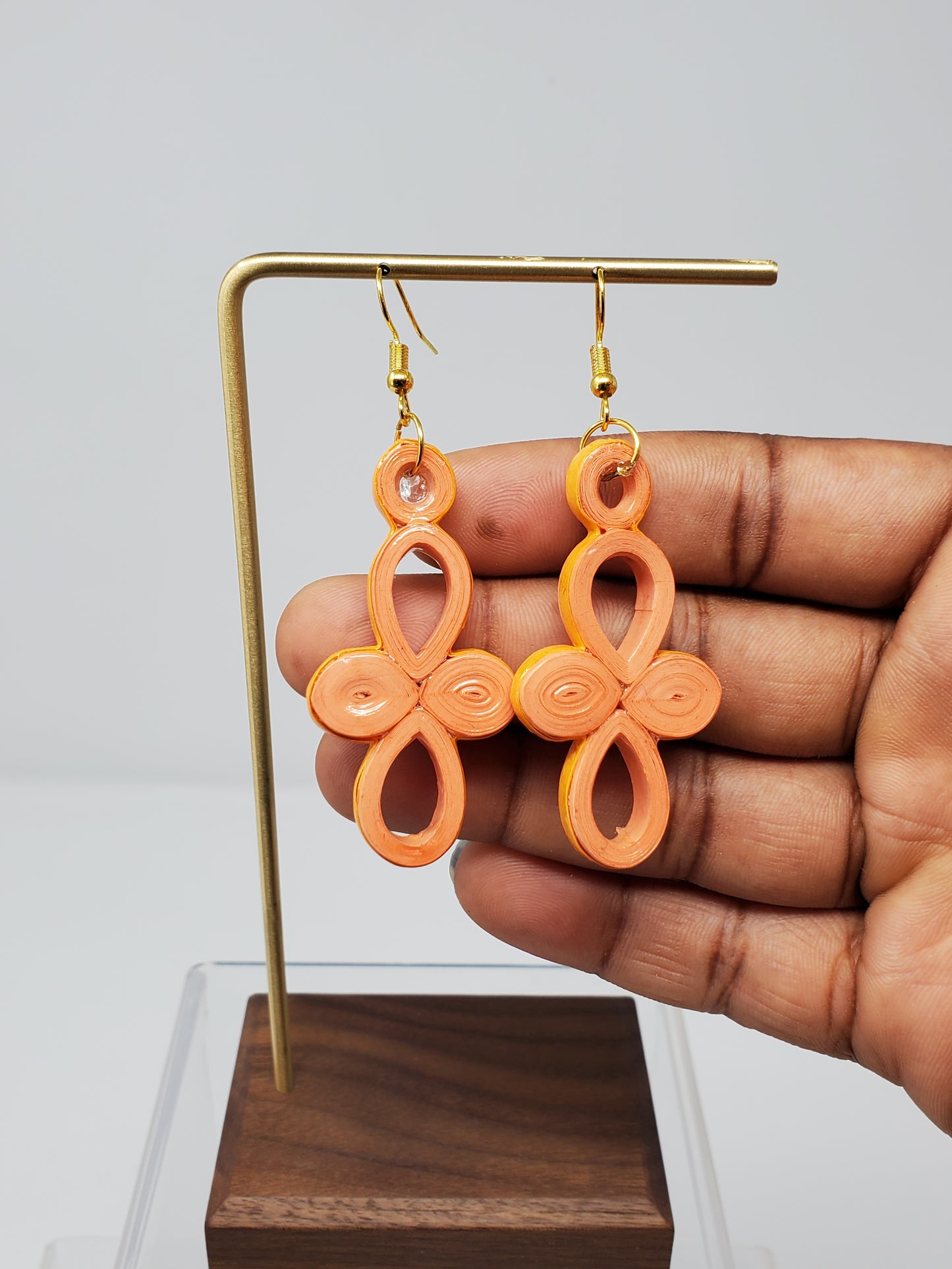 Onaishe Flower Chandelier Earrings