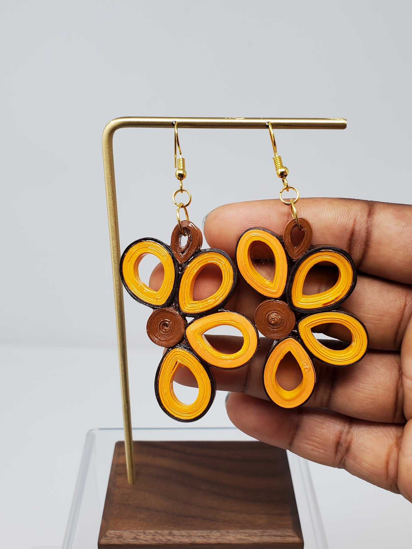 Onaishe Flower Chandelier Earrings