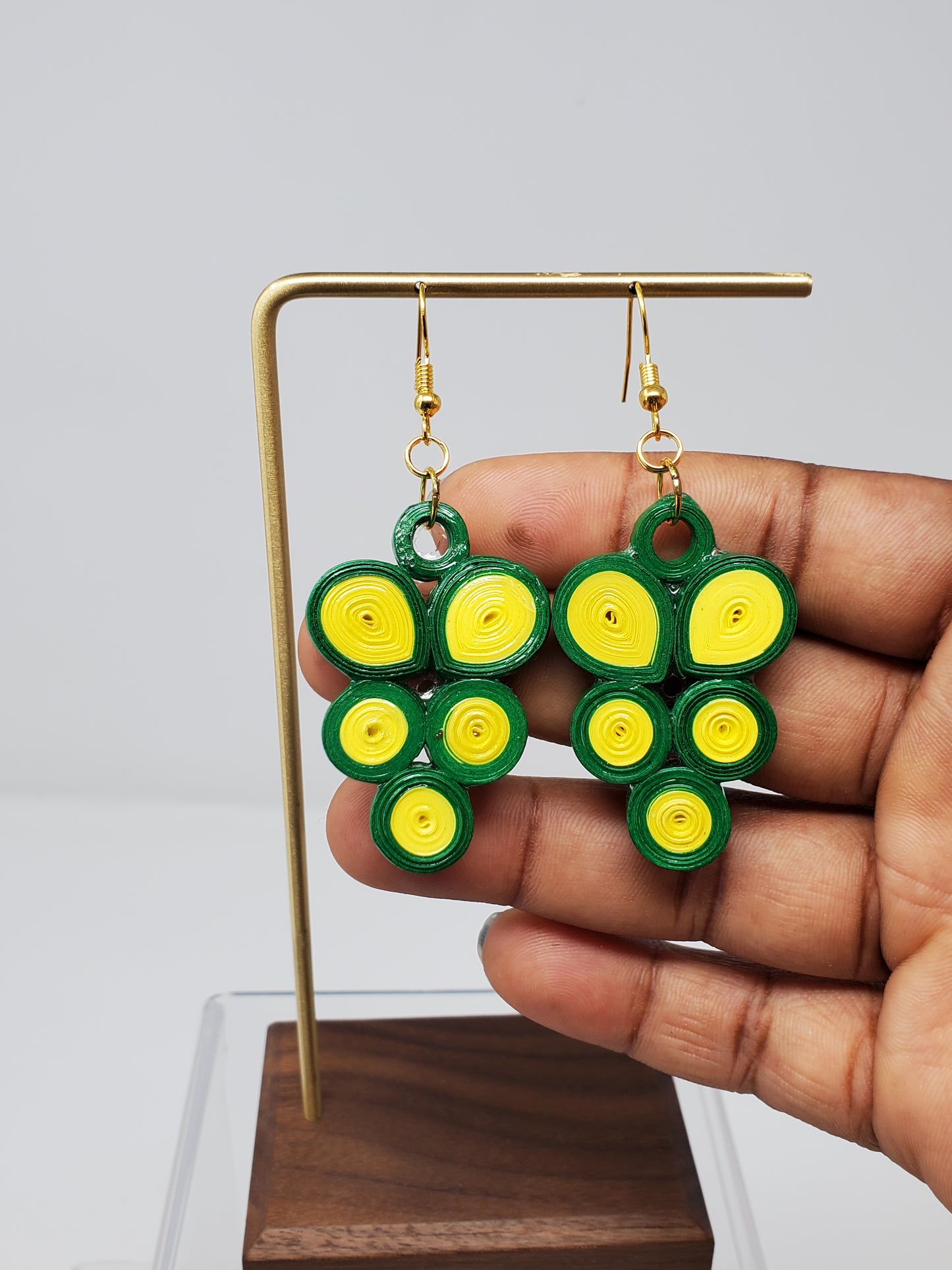 Onaishe Flower Chandelier Earrings