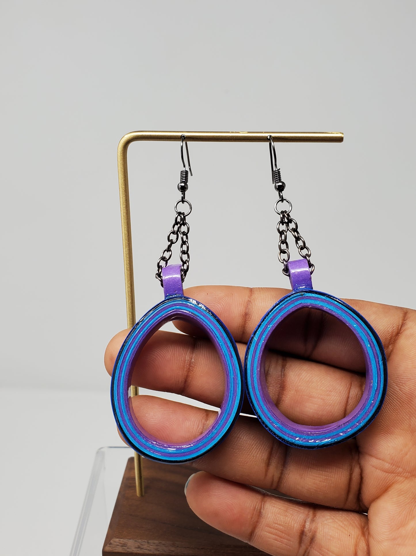 Ariko Round Open Multi-colored Earrings