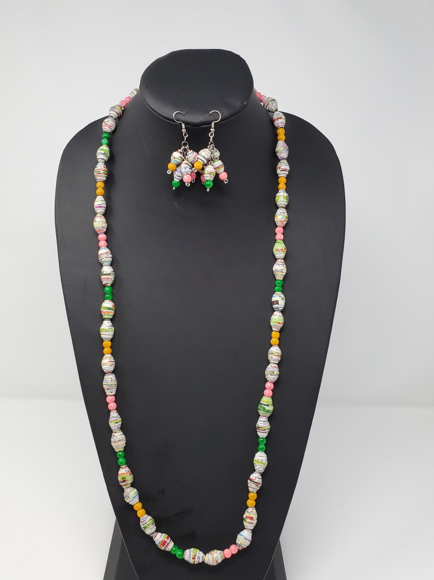 Rufaro Paper Bead Necklace