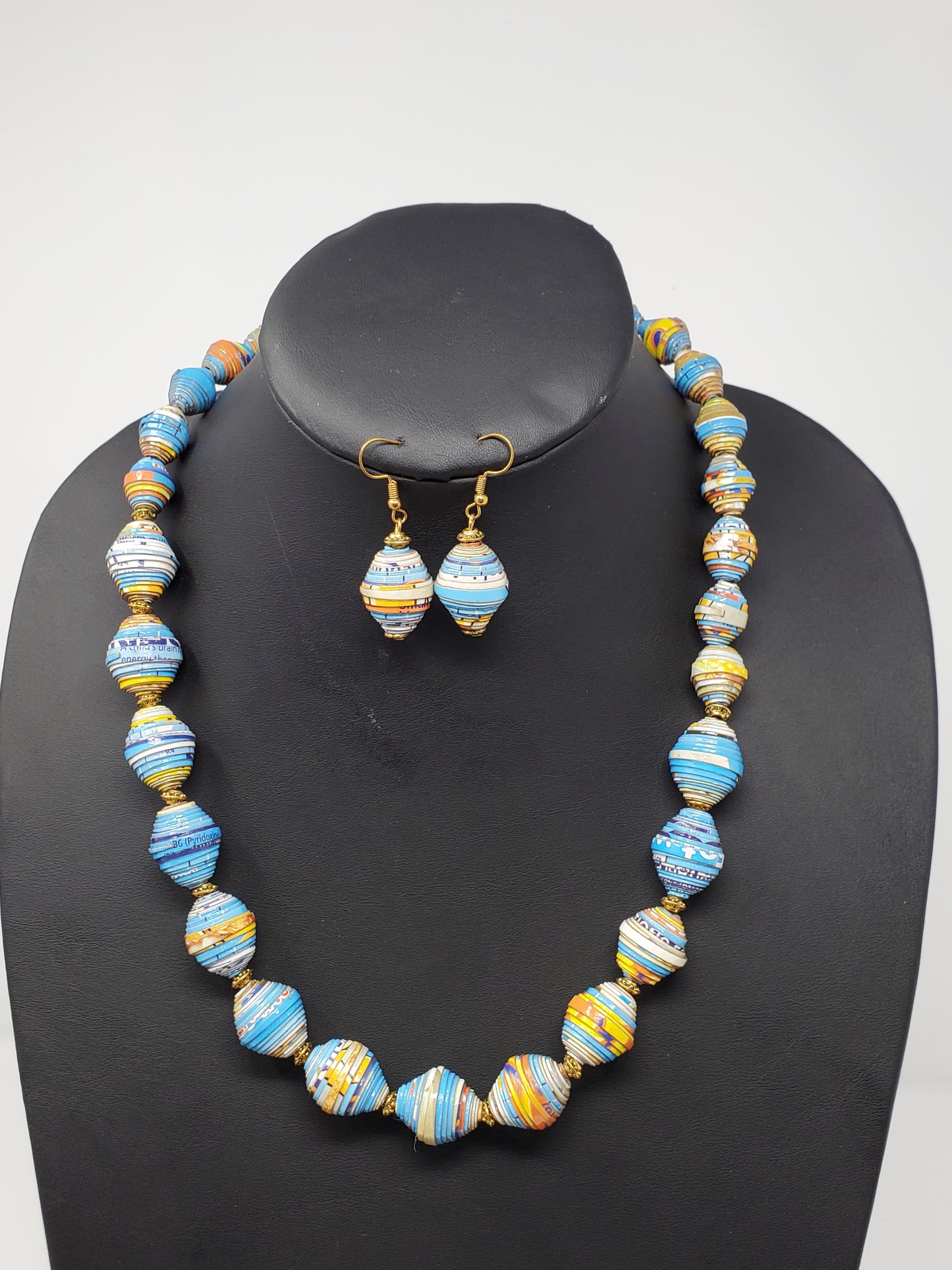 Rufaro Paper Bead Necklace