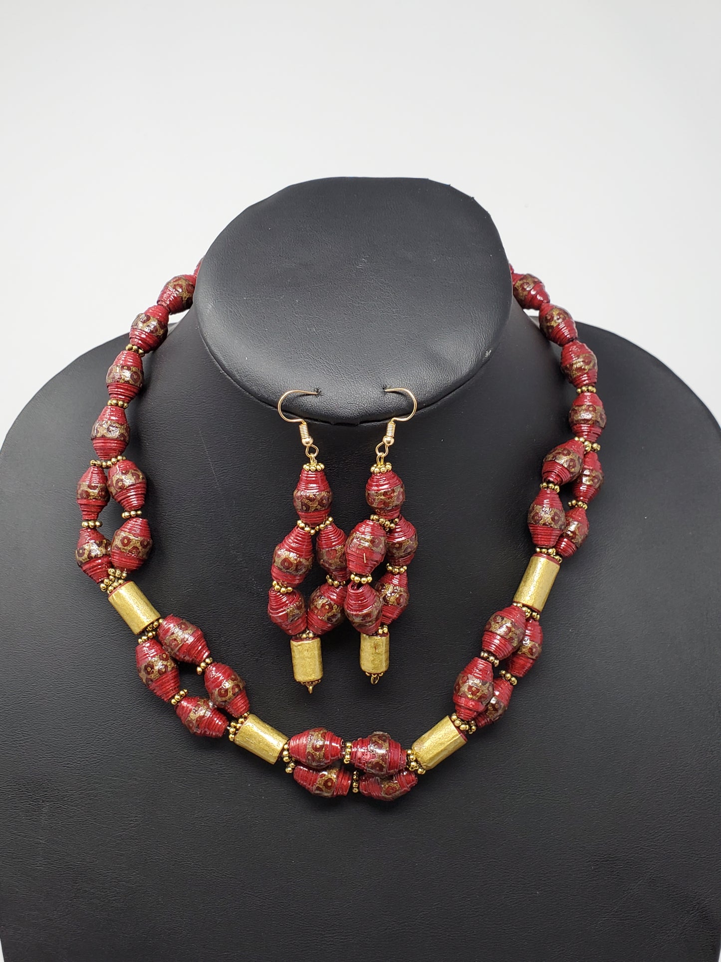 Sandra Paper Bead Necklace