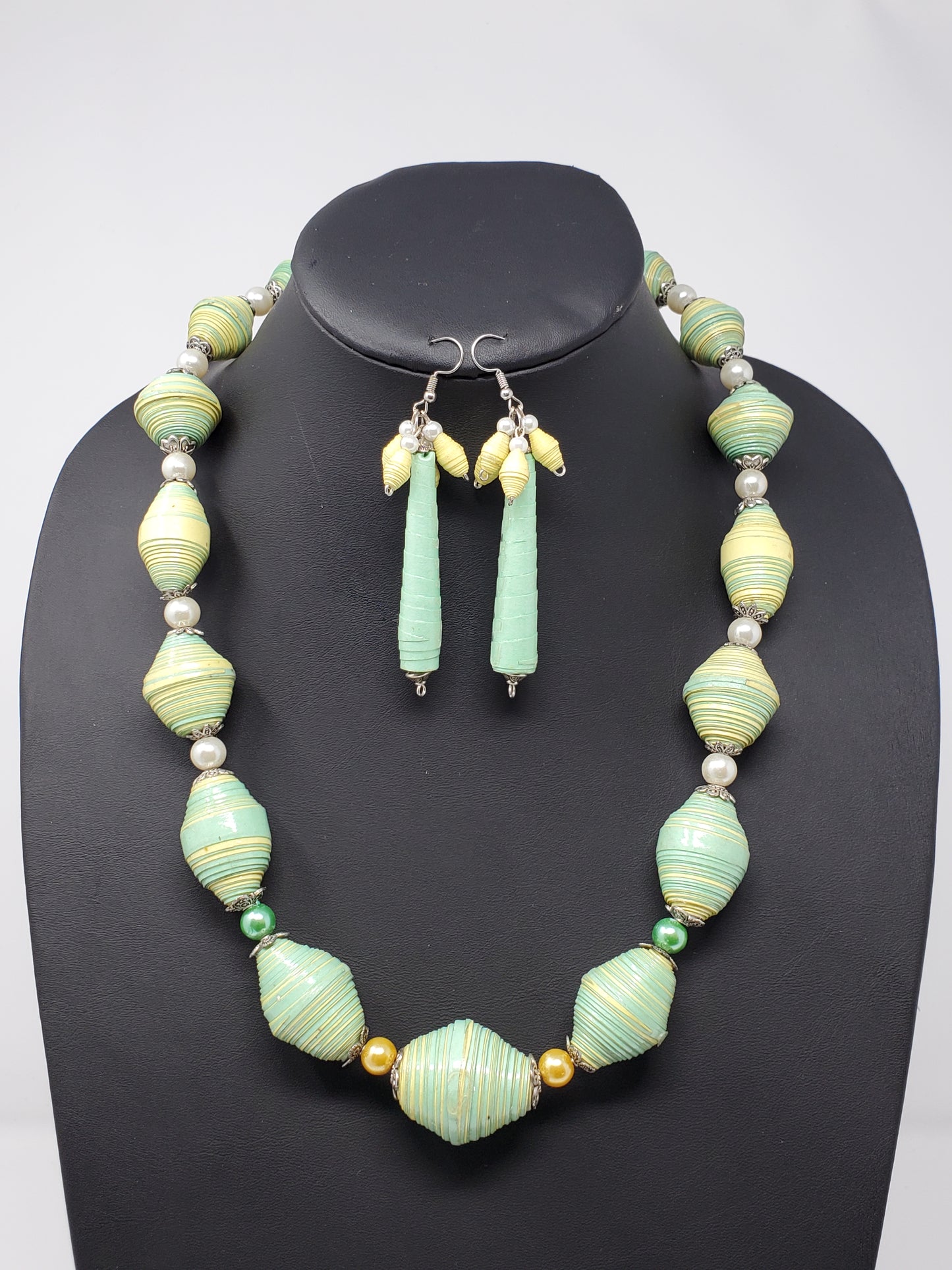 Tawana Paper Bead Necklace
