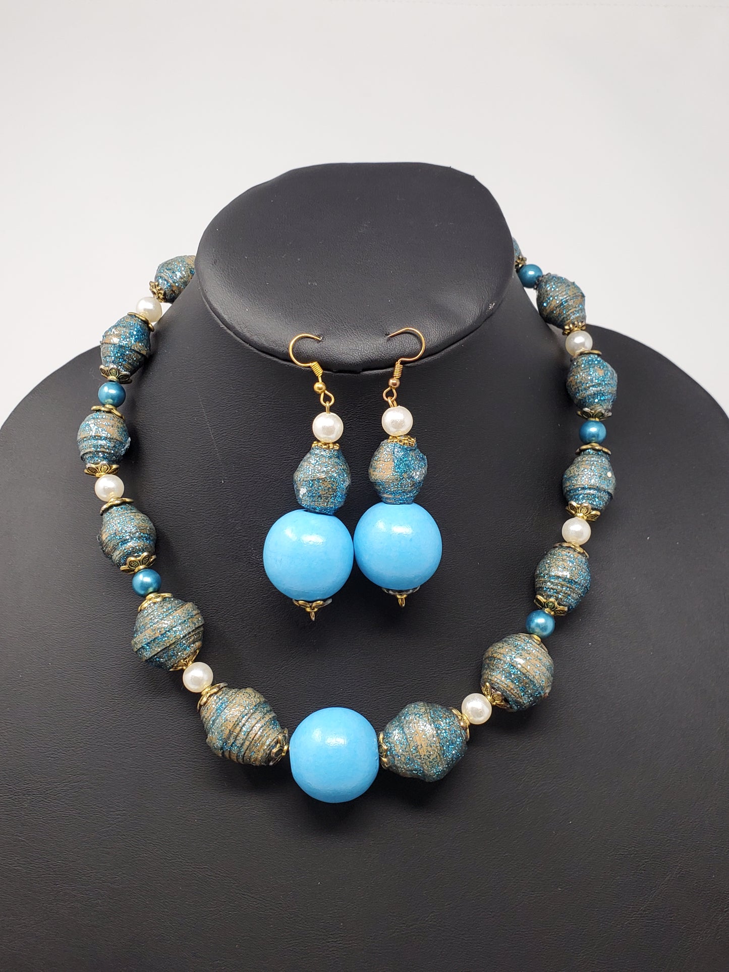Vimbai Paper Bead Necklace