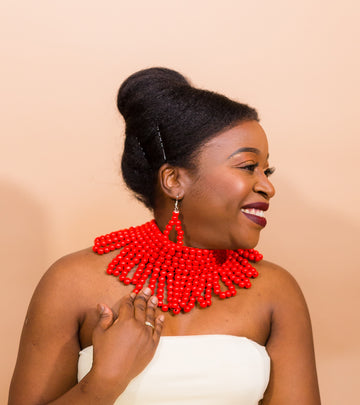 Gonyo Wooden bead Choker