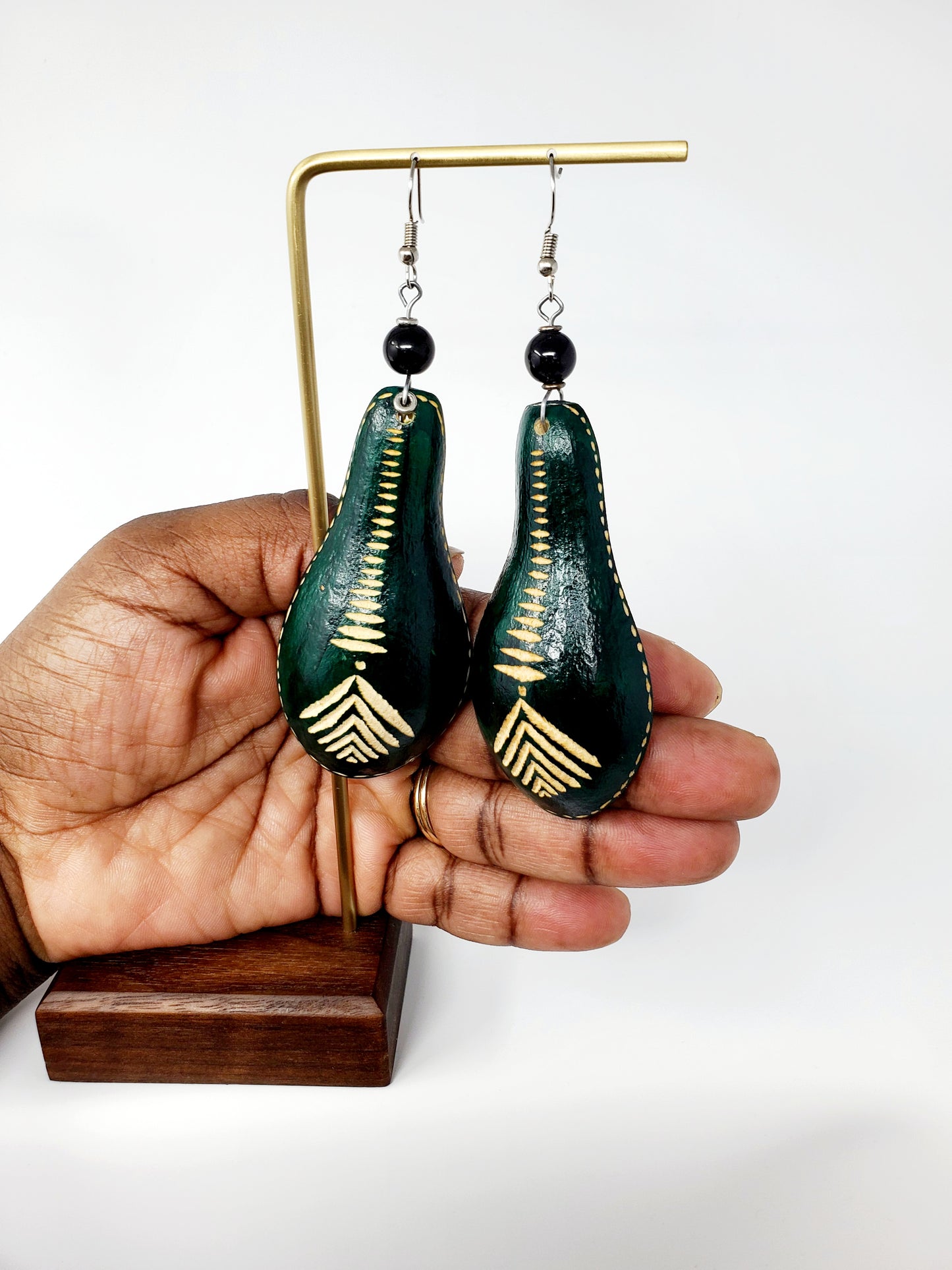 Malaika Calabash Earrings
