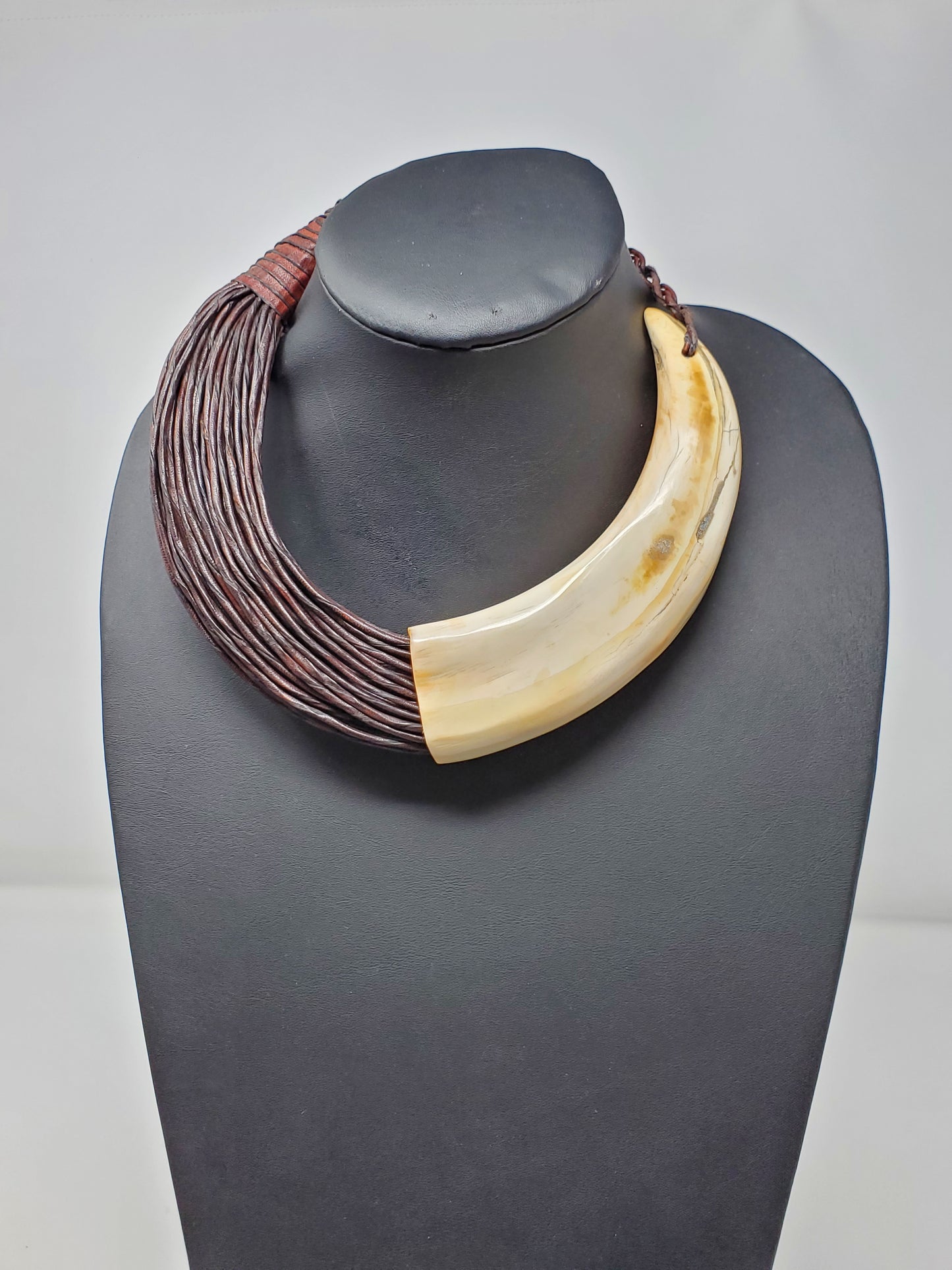 Ekua leather Necklace