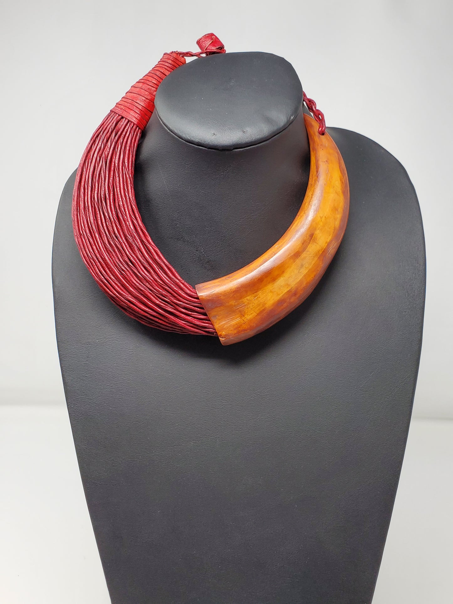 Ekua leather Necklace