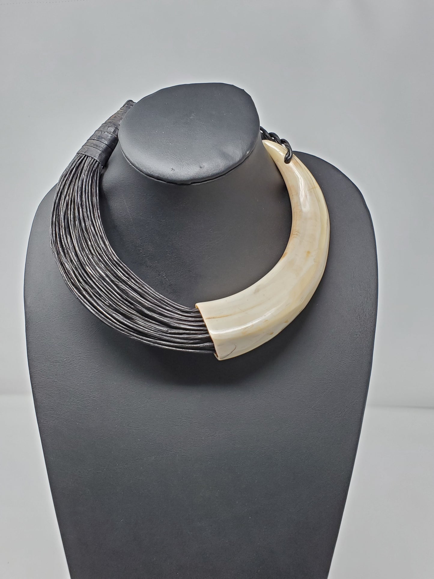 Ekua leather Necklace
