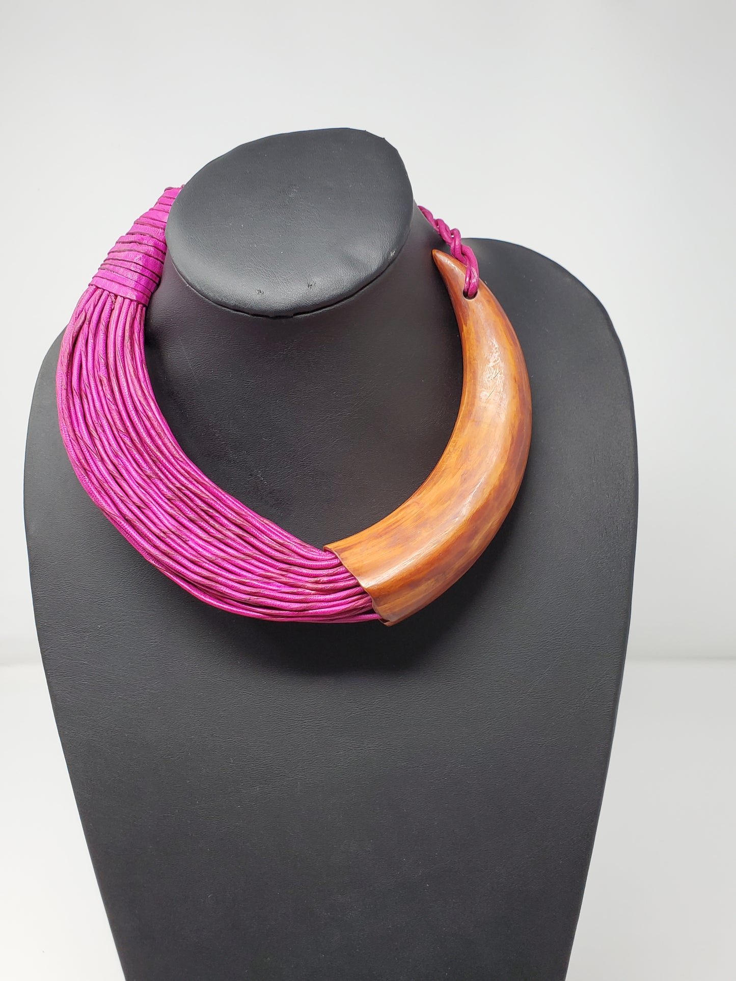 Ekua leather Necklace