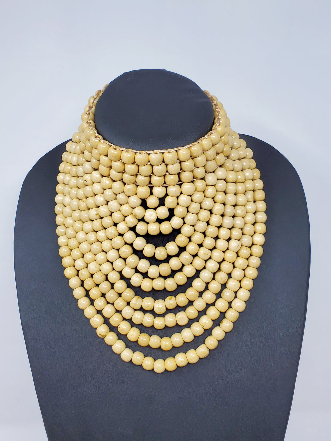Tiyanjana Wooden Bead Choker