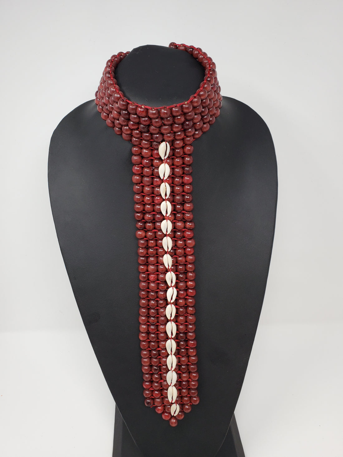Mulipo Wooden Bead Tie Choker