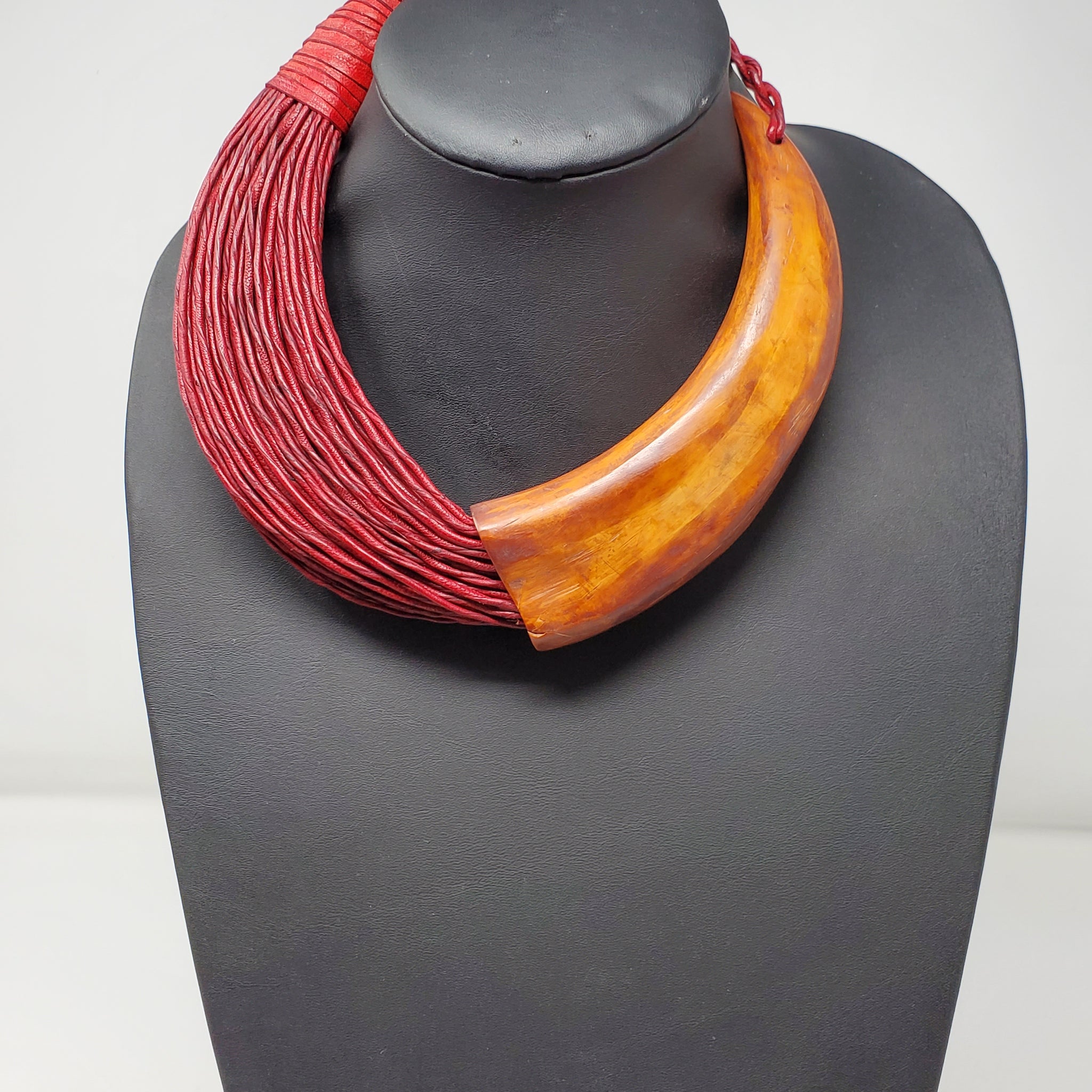 Ekua  leather Necklace