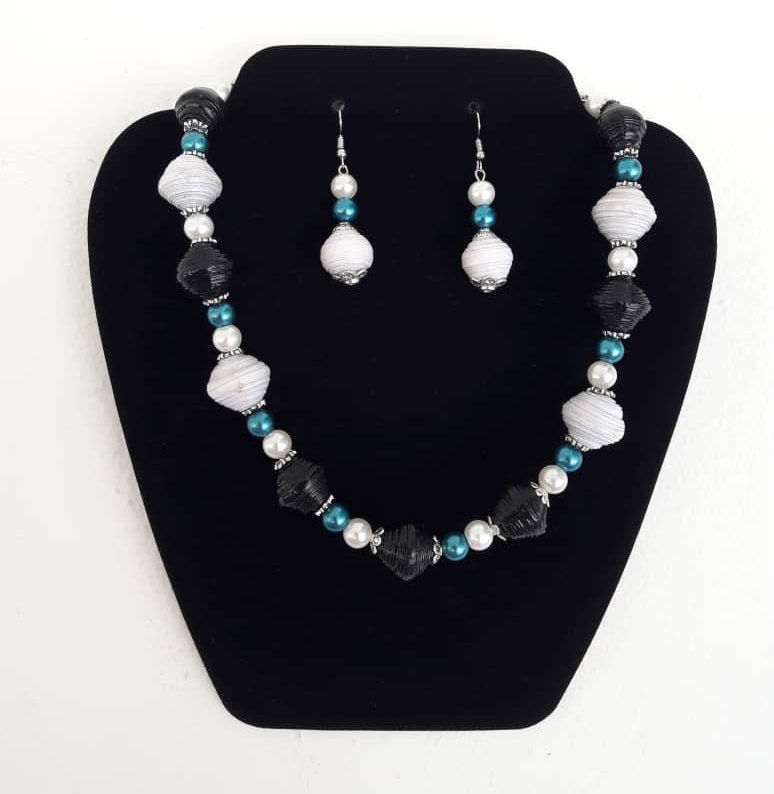 Rufaro Paper Bead Necklace
